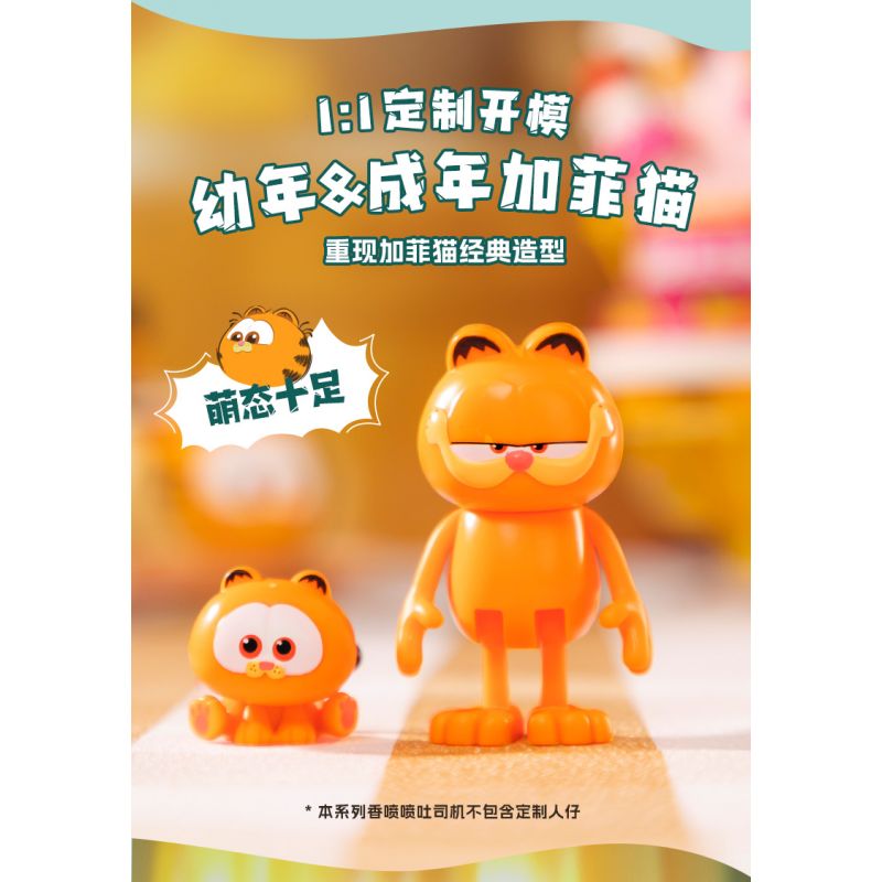 PANTASY 86810 MÁY GIẢI TRÍ GIA ĐÌNH GARFIELD LÀM BỎNG NGÔ CỔ ĐIỂN bộ đồ chơi xếp lắp ráp ghép mô hình Movie & Game GARFIELD FAMILY Phim Và Trò Chơi 300 khối