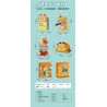 PANTASY 86811 NHỮNG CỖ MÁY VUI NHỘN CỦA GIA ĐÌNH GARFIELD TOAST DRIVER bộ đồ chơi xếp lắp ráp ghép mô hình Movie & Game GARFIELD FAMILY Phim Và Trò Chơi 300 khối