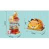 PANTASY 86811 NHỮNG CỖ MÁY VUI NHỘN CỦA GIA ĐÌNH GARFIELD TOAST DRIVER bộ đồ chơi xếp lắp ráp ghép mô hình Movie & Game GARFIELD FAMILY Phim Và Trò Chơi 300 khối