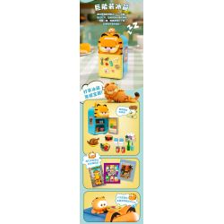 PANTASY 86811 NHỮNG CỖ MÁY VUI NHỘN CỦA GIA ĐÌNH GARFIELD TOAST DRIVER bộ đồ chơi xếp lắp ráp ghép mô hình Movie & Game GARFIELD FAMILY Phim Và Trò Chơi 300 khối