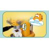 PANTASY 86811 NHỮNG CỖ MÁY VUI NHỘN CỦA GIA ĐÌNH GARFIELD TOAST DRIVER bộ đồ chơi xếp lắp ráp ghép mô hình Movie & Game GARFIELD FAMILY Phim Và Trò Chơi 300 khối