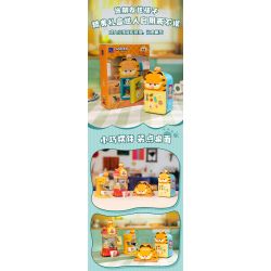 PANTASY 86811 NHỮNG CỖ MÁY VUI NHỘN CỦA GIA ĐÌNH GARFIELD TOAST DRIVER bộ đồ chơi xếp lắp ráp ghép mô hình Movie & Game GARFIELD FAMILY Phim Và Trò Chơi 300 khối