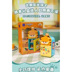 PANTASY 86811 NHỮNG CỖ MÁY VUI NHỘN CỦA GIA ĐÌNH GARFIELD TOAST DRIVER bộ đồ chơi xếp lắp ráp ghép mô hình Movie & Game GARFIELD FAMILY Phim Và Trò Chơi 300 khối