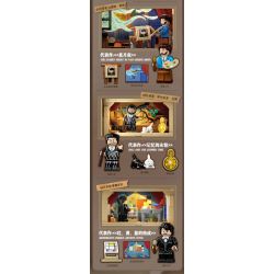 WEKKI 506303 BẢO TÀNG NGHỆ THUẬT ĐÊM HỘI HỌA ÁNH SÁNG TẠO CỦA CÁC BẬC THẦY bộ đồ chơi xếp lắp ráp ghép mô hình Arts & Crafts ARTIST'S NIGHT