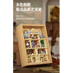 WEKKI 506303 BẢO TÀNG NGHỆ THUẬT ĐÊM HỘI HỌA ÁNH SÁNG TẠO CỦA CÁC BẬC THẦY bộ đồ chơi xếp lắp ráp ghép mô hình Arts & Crafts ARTIST'S NIGHT