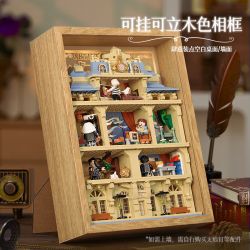 WEKKI 506303 BẢO TÀNG NGHỆ THUẬT ĐÊM HỘI HỌA ÁNH SÁNG TẠO CỦA CÁC BẬC THẦY bộ đồ chơi xếp lắp ráp ghép mô hình Arts & Crafts ARTIST'S NIGHT