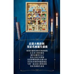 WEKKI 506303 BẢO TÀNG NGHỆ THUẬT ĐÊM HỘI HỌA ÁNH SÁNG TẠO CỦA CÁC BẬC THẦY bộ đồ chơi xếp lắp ráp ghép mô hình Arts & Crafts ARTIST'S NIGHT