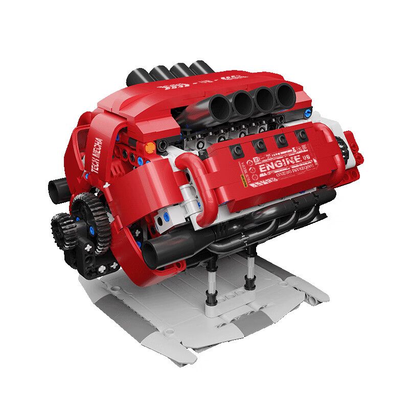 ONEBOT MITU MI OBFDJ18AIQI 18AIQI non  MẪU ĐỘNG CƠ V8 bộ đồ chơi xếp lắp ráp ghép mô hình  Kỹ Thuật Công Nghệ Cao Mô Hình Phương Tiện