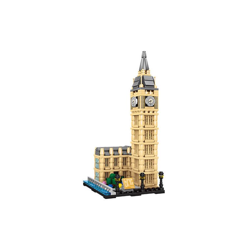 LE YI 67009 non Lego LUÂN ĐÔN BIG BEN bộ đồ chơi xếp lắp ráp ghép mô hình Architecture LONDON BIG BEN Công Trình Kiến Trúc 526 khối