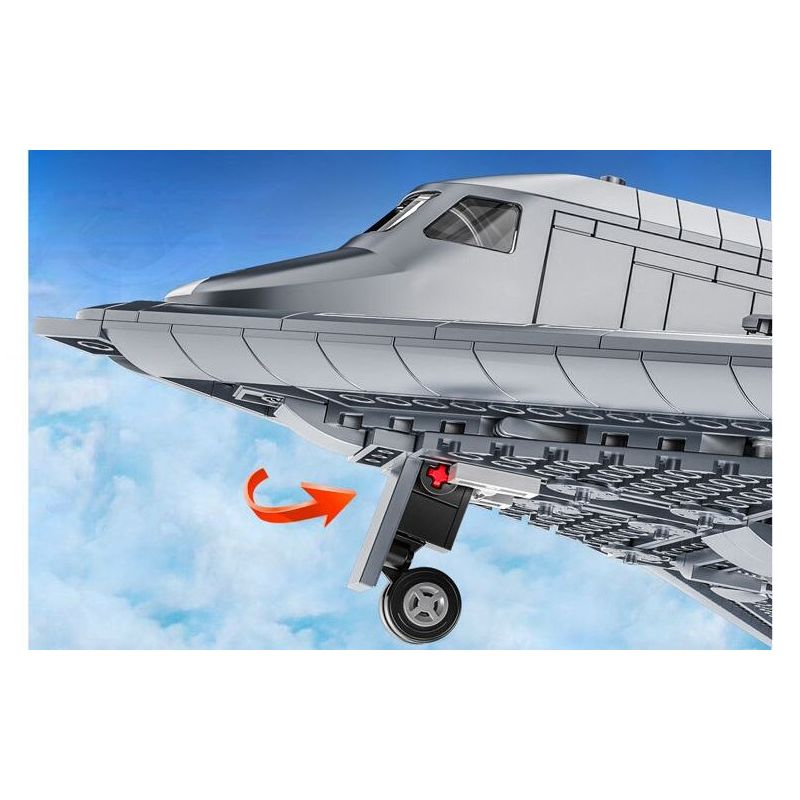 PanlosBrick 639026 Panlos Brick 639026 MÁY BAY NÉM BOM CHIẾN LƯỢC TẦM XA H-20 bộ đồ chơi xếp lắp ráp ghép mô hình Military Army Quân Sự Bộ Đội 1381 khối