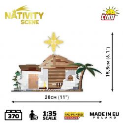 COBI 20006 CHÚA GIÊSU KITÔ ĐƯỢC SINH RA tỷ lệ 1:35 bộ đồ chơi xếp lắp ráp ghép mô hình Creator NATIVITY SCENE Sáng Tạo 370 khối COBI 20006 CHÚA GIÊSU KITÔ ĐƯỢC SINH RA tỷ lệ 1:35 bộ đồ chơi xếp lắp ráp ghép mô hình Creator NATIVITY SCENE Sáng Tạo 370 khối