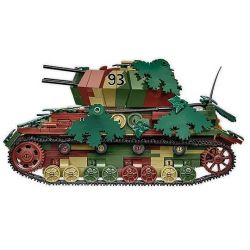 COBI 2593 XE TĂNG PHÒNG KHÔNG CYCLONE IV tỷ lệ 1:28 bộ đồ chơi xếp lắp ráp ghép mô hình Military Army FLAKPANZER IV WIRBELWIND - EXECUTIVE EDITION Quân Sự Bộ Đội 1195 khối