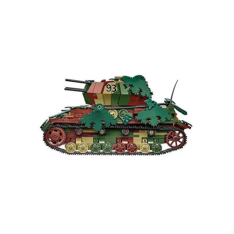 COBI 2593 XE TĂNG PHÒNG KHÔNG CYCLONE IV tỷ lệ 1:28 bộ đồ chơi xếp lắp ráp ghép mô hình Military Army FLAKPANZER IV WIRBELWIND - EXECUTIVE EDITION Quân Sự Bộ Đội 1195 khối