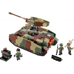 COBI 2591 THIẾT GIÁP IV tỷ lệ 1:28 bộ đồ chơi xếp lắp ráp ghép mô hình Military Army PANZERKAMPFWAGEN IV AUSF. H - LIMITED EDITION Quân Sự Bộ Đội 1310 khối