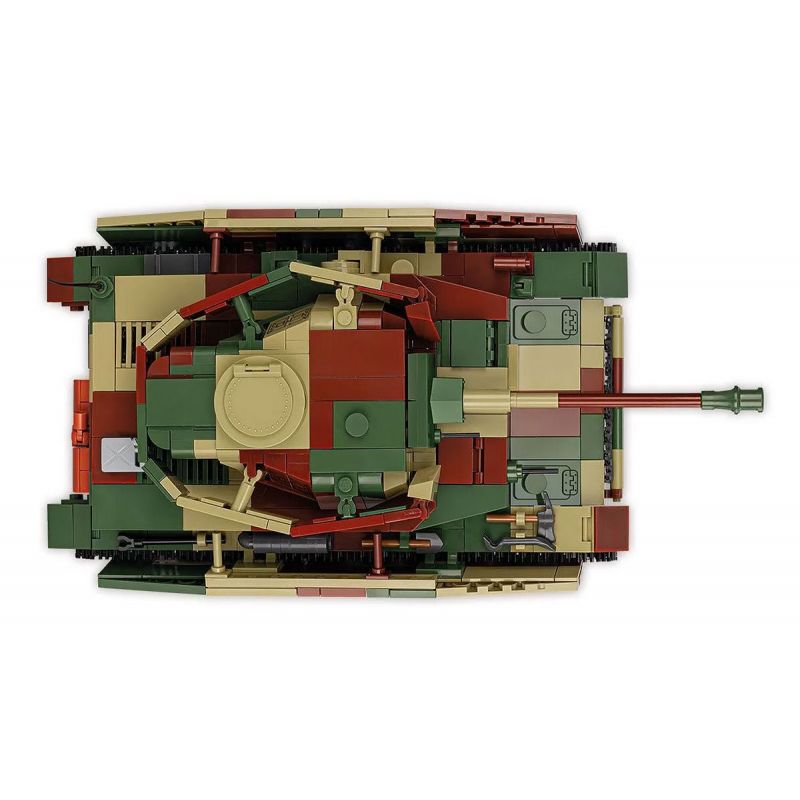 COBI 2591 THIẾT GIÁP IV tỷ lệ 1:28 bộ đồ chơi xếp lắp ráp ghép mô hình Military Army PANZERKAMPFWAGEN IV AUSF. H - LIMITED EDITION Quân Sự Bộ Đội 1310 khối
