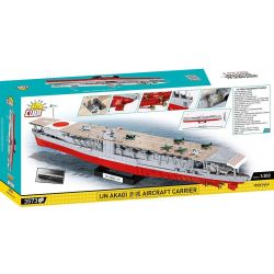 COBI 4851 TÀU SÂN BAY AKAGI CỦA NHẬT BẢN tỷ lệ 1:300 bộ đồ chơi xếp lắp ráp ghép mô hình Military Army IJN AKAGI AIRCRAFT CARRIER Quân Sự Bộ Đội 3573 khối