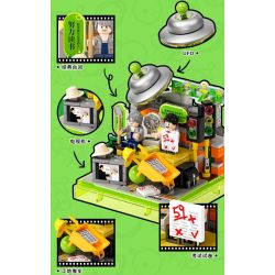 AREA-X AB0062 0062 PHIM KINH ĐIỂN BOX SÔNG DƯƠNG TỬ SỐ 7 CỦA CHÂU TINH TRÌ bộ đồ chơi xếp lắp ráp ghép mô hình Movie & Game Phim Và Trò Chơi