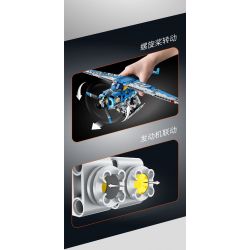 IM.MASTER QIHUI 6829 BẬC THẦY CƠ KHÍ THỦY PHI bộ đồ chơi xếp lắp ráp ghép mô hình Technic Kỹ Thuật Công Nghệ Cao Mô Hình Phương Tiện 387 khối