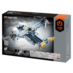 IM.MASTER QIHUI 6830 THẠC SĨ MÁY MÓC VẬN TẢI OSPREY bộ đồ chơi xếp lắp ráp ghép mô hình Technic Kỹ Thuật Công Nghệ Cao Mô Hình Phương Tiện 415 khối