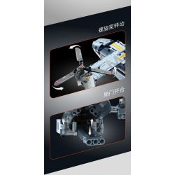 IM.MASTER QIHUI 6830 THẠC SĨ MÁY MÓC VẬN TẢI OSPREY bộ đồ chơi xếp lắp ráp ghép mô hình Technic Kỹ Thuật Công Nghệ Cao Mô Hình Phương Tiện 415 khối