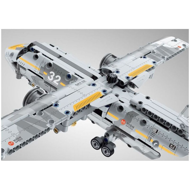 IM.MASTER QIHUI 6832 BẬC THẦY VỀ MÁY MÓC BAY VẬN TẢI QUÂN SỰ bộ đồ chơi xếp lắp ráp ghép mô hình Technic Kỹ Thuật Công Nghệ Cao Mô Hình Phương Tiện 394 khối