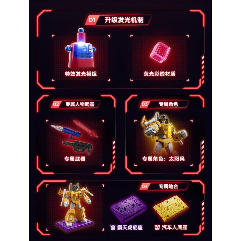 BLOKEES 71122 TRANSFORMERS SHINING EDITION 2 1985 BLIND BOX bộ đồ chơi xếp lắp ráp ghép mô hình Movie & Game Phim Và Trò Chơi