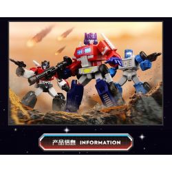 BLOKEES 71122 TRANSFORMERS SHINING EDITION 2 1985 BLIND BOX bộ đồ chơi xếp lắp ráp ghép mô hình Movie & Game Phim Và Trò Chơi