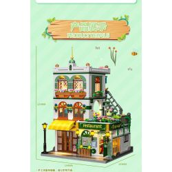 ZHEGAO 663022 CÂY ƯỚC NGUYỆN BỐN MÙA bộ đồ chơi xếp lắp ráp ghép mô hình 526 khối