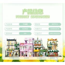 ZHEGAO 663022 CÂY ƯỚC NGUYỆN BỐN MÙA bộ đồ chơi xếp lắp ráp ghép mô hình 526 khối