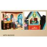 ZHEGAO 663022 CÂY ƯỚC NGUYỆN BỐN MÙA bộ đồ chơi xếp lắp ráp ghép mô hình 526 khối