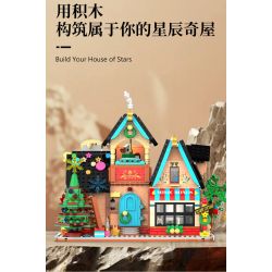 ZHEGAO 663022 CÂY ƯỚC NGUYỆN BỐN MÙA bộ đồ chơi xếp lắp ráp ghép mô hình 526 khối