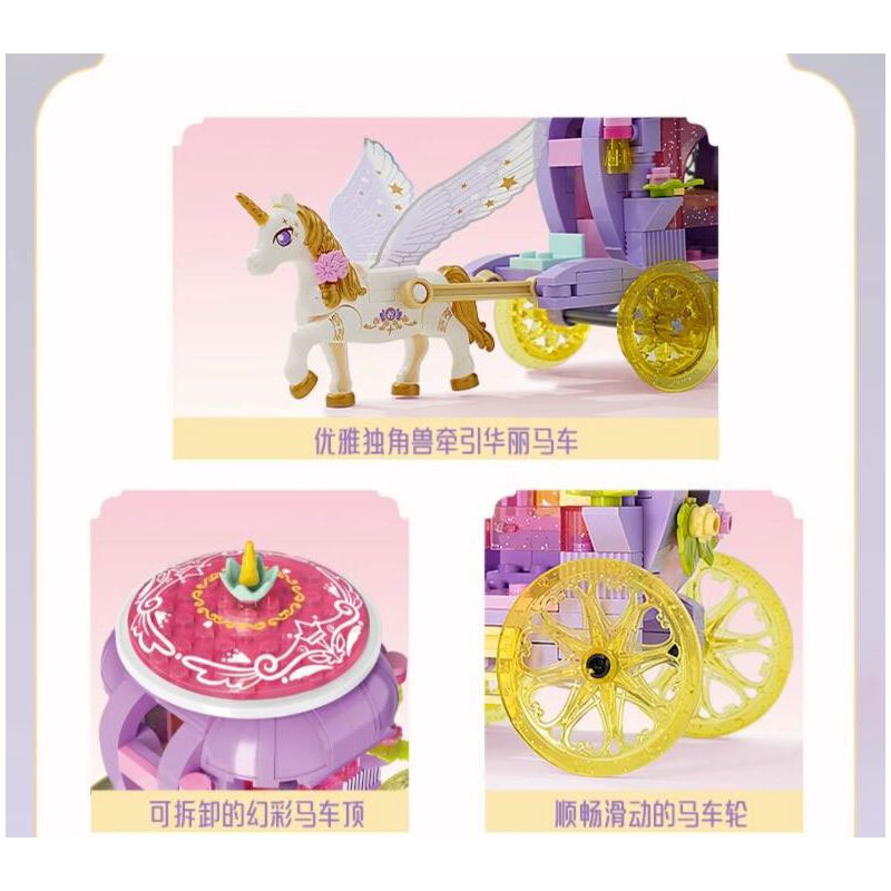 ZHEGAO 613033 TIỀN VỆ LÂU bộ đồ chơi xếp lắp ráp ghép mô hình Creator Sáng Tạo 997 khối