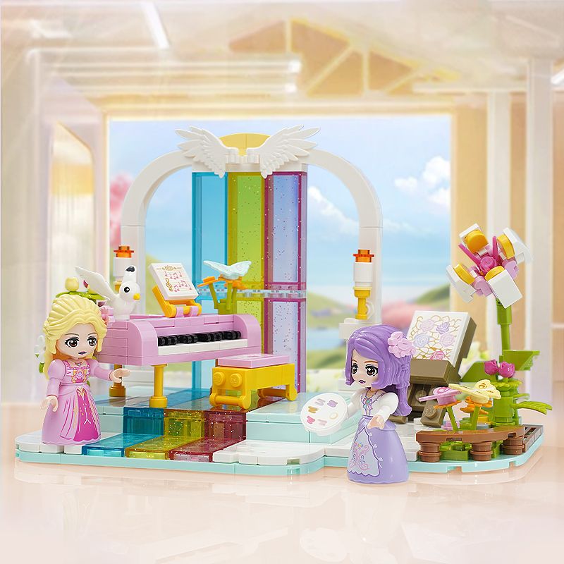 ZHEGAO 613033 TIỀN VỆ LÂU bộ đồ chơi xếp lắp ráp ghép mô hình Creator Sáng Tạo 997 khối