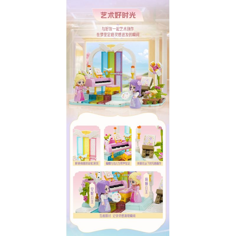 ZHEGAO 613033 TIỀN VỆ LÂU bộ đồ chơi xếp lắp ráp ghép mô hình Creator Sáng Tạo 997 khối