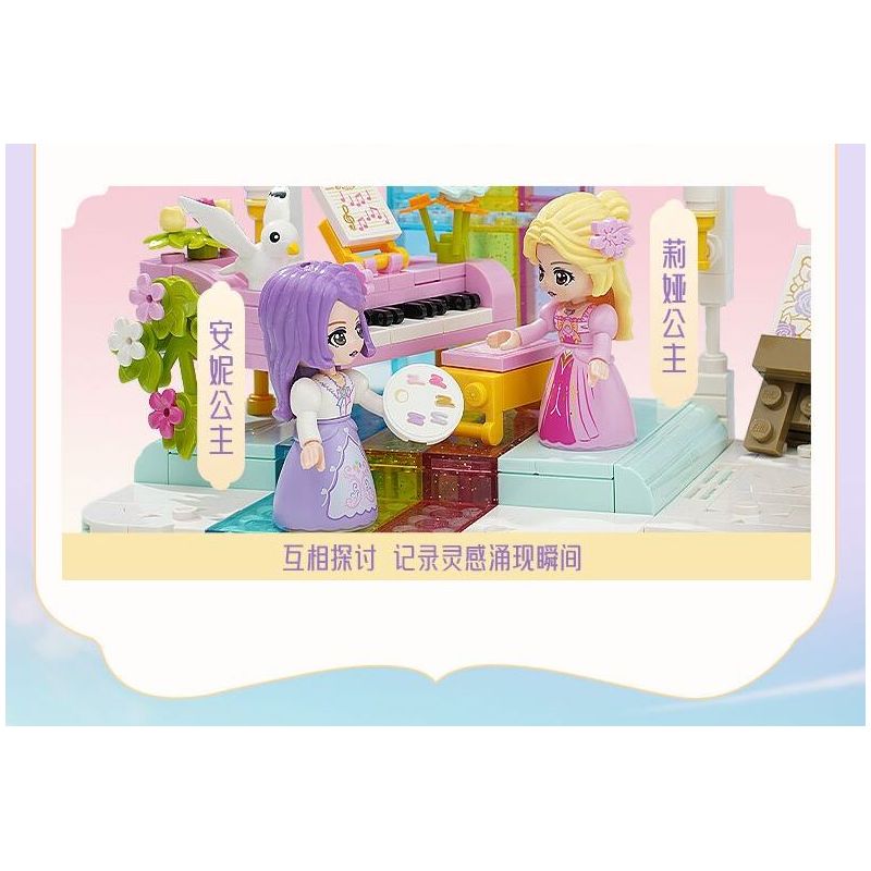 ZHEGAO 613033 TIỀN VỆ LÂU bộ đồ chơi xếp lắp ráp ghép mô hình Creator Sáng Tạo 997 khối