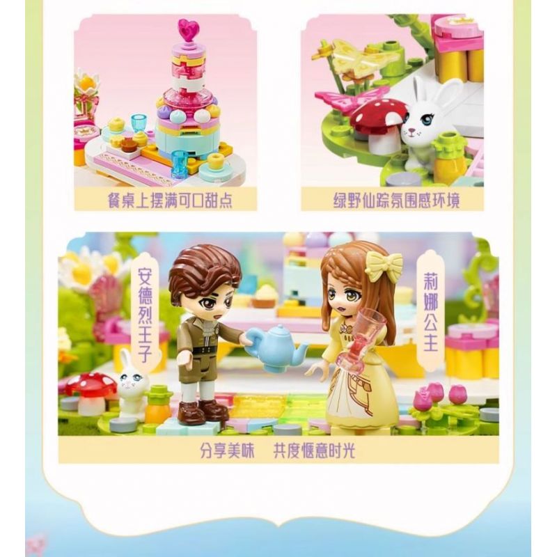 ZHEGAO 613005 NHÀ NGÔI SAO bộ đồ chơi xếp lắp ráp ghép mô hình Creator STARRY COTTAGE Sáng Tạo 1348 khối