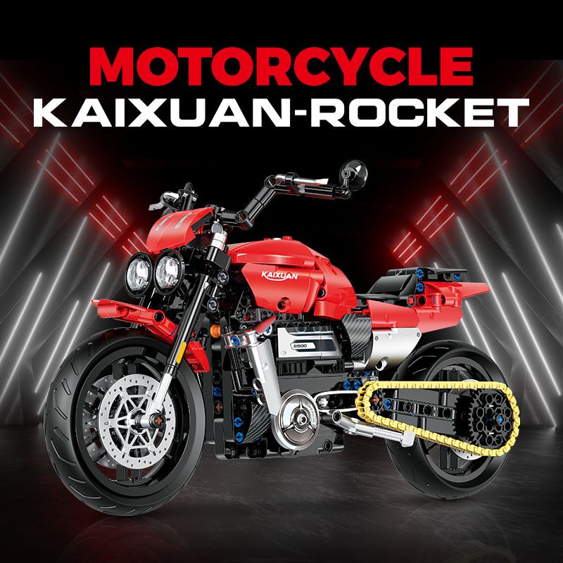 DOUBLE HEIGHT 60527 HONDA CUB bộ đồ chơi xếp lắp ráp ghép mô hình Technic Kỹ Thuật Công Nghệ Cao Mô Hình Phương Tiện 628 khối