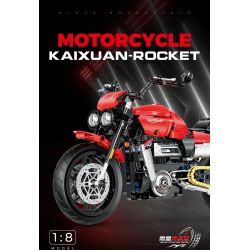 DOUBLE HEIGHT 60527 HONDA CUB bộ đồ chơi xếp lắp ráp ghép mô hình Technic Kỹ Thuật Công Nghệ Cao Mô Hình Phương Tiện 628 khối