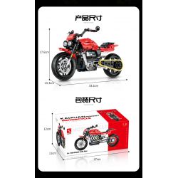 DOUBLE HEIGHT 60528 XE MÁY TÊN LỬA TRIUMPH bộ đồ chơi xếp lắp ráp ghép mô hình Technic Kỹ Thuật Công Nghệ Cao Mô Hình Phương Tiện 578 khối