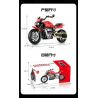 DOUBLE HEIGHT 60528 XE MÁY TÊN LỬA TRIUMPH bộ đồ chơi xếp lắp ráp ghép mô hình Technic Kỹ Thuật Công Nghệ Cao Mô Hình Phương Tiện 578 khối