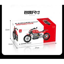 DOUBLE HEIGHT 60528 XE MÁY TÊN LỬA TRIUMPH bộ đồ chơi xếp lắp ráp ghép mô hình Technic Kỹ Thuật Công Nghệ Cao Mô Hình Phương Tiện 578 khối