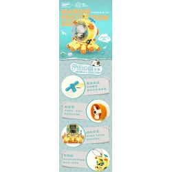 MINGDI LEIBAO K3032 3032 NGÔI TRƯỜNG ĐẸP NHẤT ĐẠI HỌC GIAO THÔNG THƯỢNG HẢI bộ đồ chơi xếp lắp ráp ghép mô hình Creator FAMOUS SCHOOLS Sáng Tạo 1688 khối