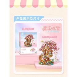 MINGDI LEIBAO K3034 3034 NGÔI TRƯỜNG ĐẸP NHẤT ĐẠI HỌC CHIẾT GIANG bộ đồ chơi xếp lắp ráp ghép mô hình Creator FAMOUS SCHOOLS Sáng Tạo 1710 khối