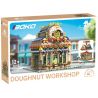 MINGDI LEIBAO K3042 3042 NGÔI TRƯỜNG ĐẸP NHẤT ĐẠI HỌC HÀNG KHÔNG VÀ DU HÀNH VŨ TRỤ BẮC KINH bộ đồ chơi xếp lắp ráp ghép mô hình Creator FAMOUS SCHOOLS Sáng Tạo 1870 khối