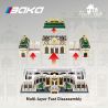 MINGDI LEIBAO K3042 3042 NGÔI TRƯỜNG ĐẸP NHẤT ĐẠI HỌC HÀNG KHÔNG VÀ DU HÀNH VŨ TRỤ BẮC KINH bộ đồ chơi xếp lắp ráp ghép mô hình Creator FAMOUS SCHOOLS Sáng Tạo 1870 khối