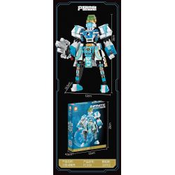 JAKI HK113 HỘP NHẠC YÊU TINH RUOLAI NANCI PU ELF bộ đồ chơi xếp lắp ráp ghép mô hình NANCI DANDELION MINI MUSIC BOX