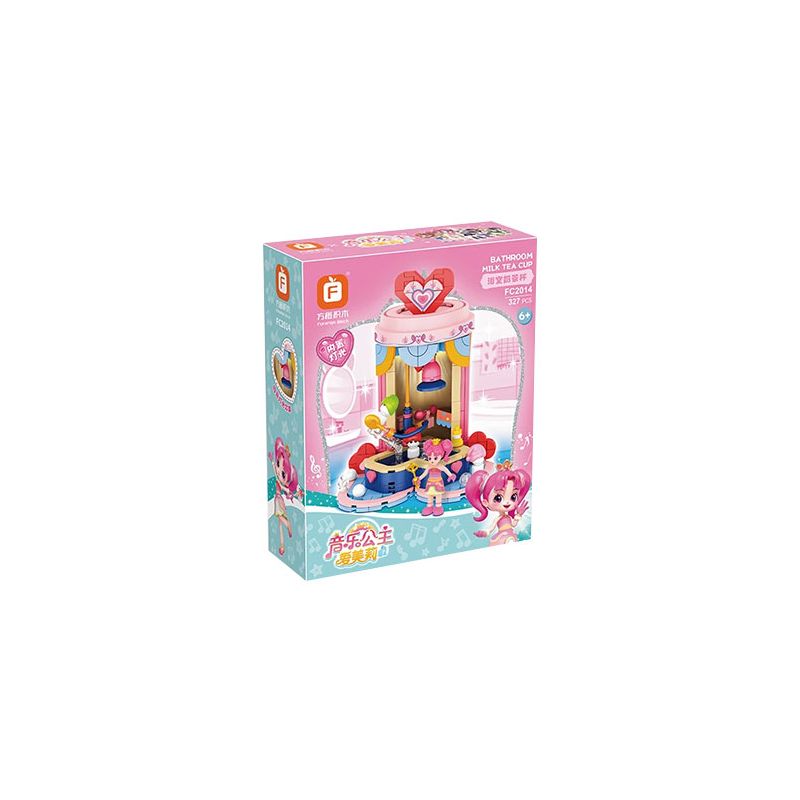 JAKI HK113 HỘP NHẠC YÊU TINH RUOLAI NANCI PU ELF bộ đồ chơi xếp lắp ráp ghép mô hình NANCI DANDELION MINI MUSIC BOX