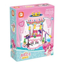 JAKI HK113 HỘP NHẠC YÊU TINH RUOLAI NANCI PU ELF bộ đồ chơi xếp lắp ráp ghép mô hình NANCI DANDELION MINI MUSIC BOX