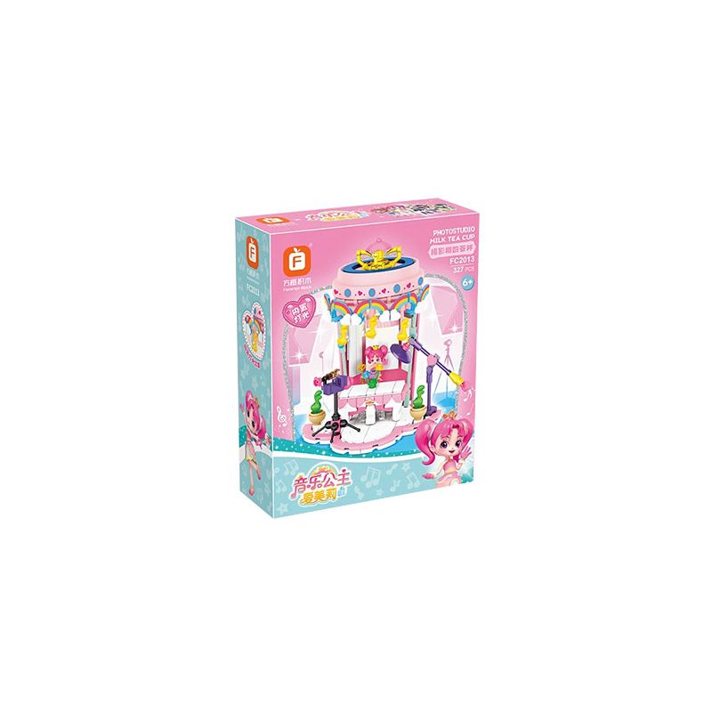 JAKI HK113 HỘP NHẠC YÊU TINH RUOLAI NANCI PU ELF bộ đồ chơi xếp lắp ráp ghép mô hình NANCI DANDELION MINI MUSIC BOX