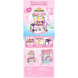 JAKI HK113 HỘP NHẠC YÊU TINH RUOLAI NANCI PU ELF bộ đồ chơi xếp lắp ráp ghép mô hình NANCI DANDELION MINI MUSIC BOX